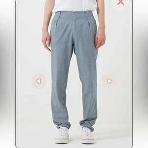 NWT APC Donnie Hickory Striped Indigo trousers Sz S